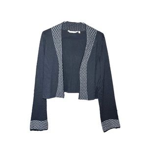 Soft Surroundings Boxy Cropped Oversized Cardigan